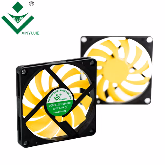 8010 Ventola di raffreddamento impermeabile IP67 5V 12V 24V CC Xyj05b8010m 2/3/4 pin Ventola assiale CC 80X80X10mm